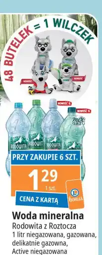 E.Leclerc Woda niegazowana active Rodowita Z Roztocza oferta