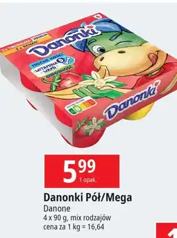E.Leclerc Serek banan-truskawka-wanilia Danone Danonki Mega oferta