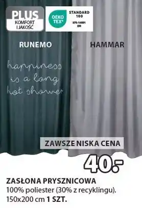 JYSK Zasłona prysznicowa oferta