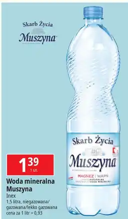E.Leclerc Woda niegazowana Muszyna Skarb Życia oferta