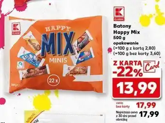 Kaufland Batony happy mix K-classic oferta