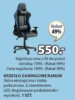JYSK Krzesło gamingowe ranum oferta