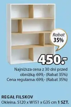 JYSK Regał Filskov oferta