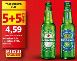 Lidl Heineken lub Heineken 0,0% oferta