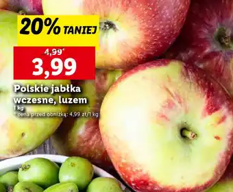 Lidl Polskie jabłka wczesne, luzem oferta