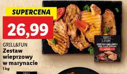 Lidl GRILL&FUN Zestaw wieprzowy w marynacie oferta