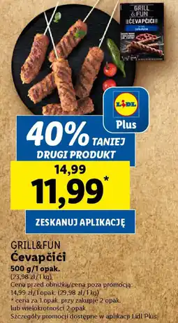 Lidl GRILL&FUN Cevapčići oferta