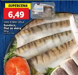 Lidl TARG RYBNY LIDLA Sandacz filet ze skórą oferta
