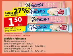Auchan Wafelek kokosowy Princessa longa oferta
