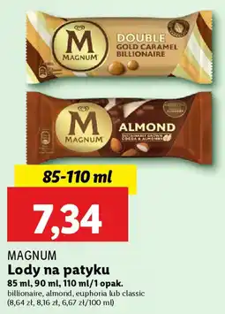 Lidl MAGNUM Lody na patyku oferta