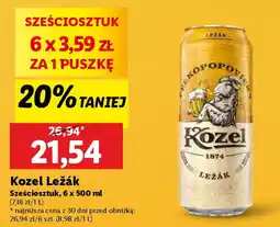 Lidl Kozel Ležák oferta