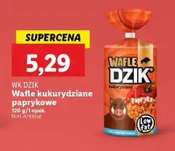 Lidl WK DZIK Wafle kukurydziane paprykowe oferta