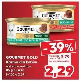 Kaufland Karma dla kota królik Purina Gourmet Gold oferta