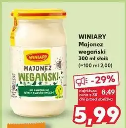 Kaufland Majonez wegański Winiary oferta