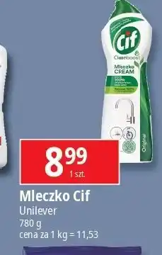 E.Leclerc Mleczko do czyszczenia z mikrokryształkami original Cif Cream oferta