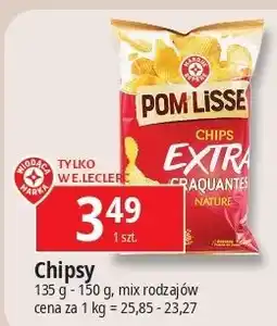 E.Leclerc Chipsy extra paprykowe Wiodąca Marka Pom Lisse oferta