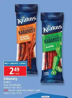 E.Leclerc Kabanosy jalapeno Krakus Animex oferta
