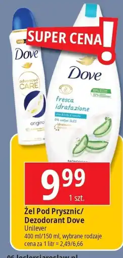 E.Leclerc Dezodorant Dove Advanced Care oferta