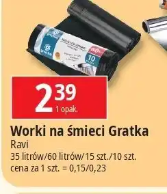 E.Leclerc Worki na smieci 60 l Gratka oferta