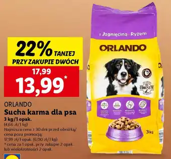 Lidl ORLANDO Sucha karma dla psa oferta