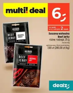 Dealz Suszona wołowina Beef Jerky oferta