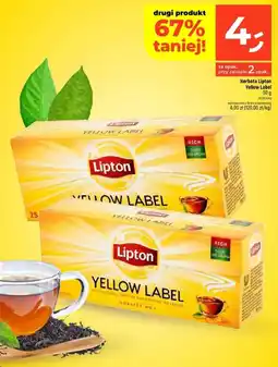 Dealz Herbata Lipton Yellow Label oferta