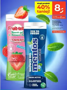 Żel pod prysznic na licencji Mentos lub Fruit-tella