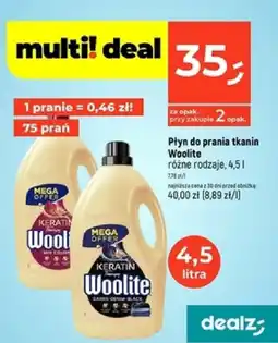 Dealz Płyn do prania tkanin Woolite oferta