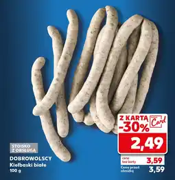 Kaufland DOBROWOLSCY Kiełbaski białe oferta