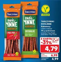 Kaufland TARCZYŃSKI ROŚLINNE Kabanosy oferta