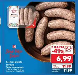 Kaufland Kiełbasa biała K-Stąd Takie Dobre oferta