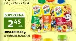 Auchan Mus banan jabłko mango Hortex Leon oferta