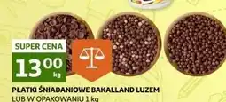 Auchan Płatki kulki czekoladowe Bakalland oferta