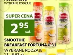 Auchan Smoothie pomarańcza-mango-jabłko-banan Fortuna Breakfast oferta