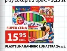 Auchan Plastelina + podkładka do prac plastycznych Moje Bambino oferta