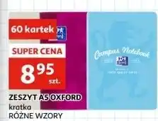 Auchan Zeszyt a5/60 kartek Oxford oferta