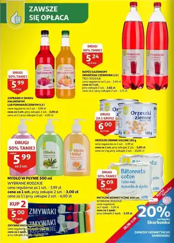 Auchan Oranżada czerwona Podniesiony Kciuk oferta