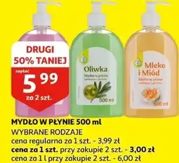 Auchan Mydło w płynie oliwka Podniesiony Kciuk oferta