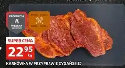 Auchan Karkówka na grill w marynacie cygańskiej oferta