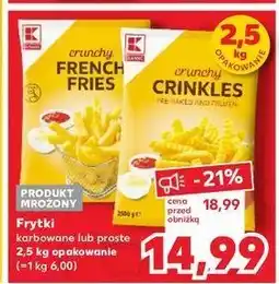 Kaufland Frytki karbowane K-Classic oferta