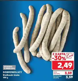 Kaufland Kiełbaski białe Dobrowolscy oferta