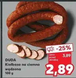 Kaufland Kiełbasa na ciemno wędzona Silesia Duda oferta