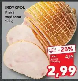 Kaufland Pierś wędzona z indyka Indykpol oferta