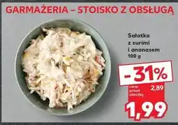 Kaufland Sałatka surimi z ananasem w majonezie oferta