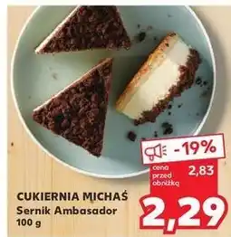 Kaufland Sernik ambasador Michaś oferta