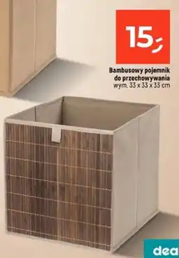 Dealz Bambusowy pojemnik do przechowywania oferta