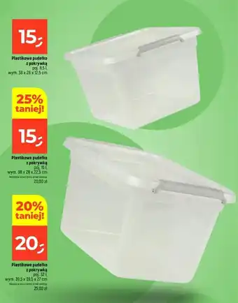 Dealz Plastikowe pudełko z pokrywką oferta