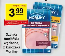 Gram Market Szynka morlińska wędzona, z kurczaka Morliny oferta