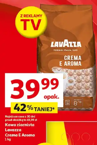 Auchan Kawa ziarnista Lavazza Crema E Aroma oferta