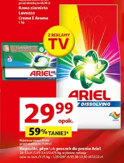 Auchan Kapsułki, płyn lub proszek do prania Ariel oferta